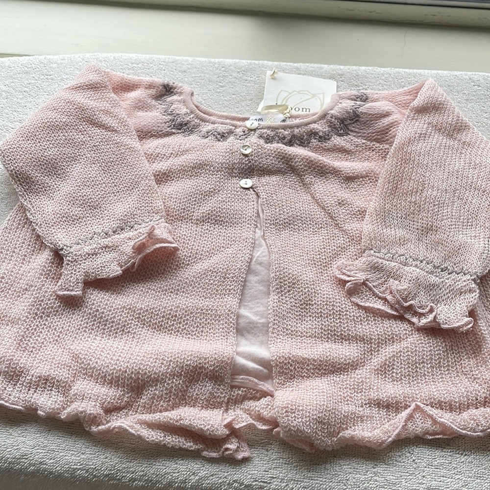 Baby set of 2 pieces brand new. 18-24 months. Bloom brand. Pink with gray design